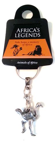 Africa Link Keyring - Ostrich